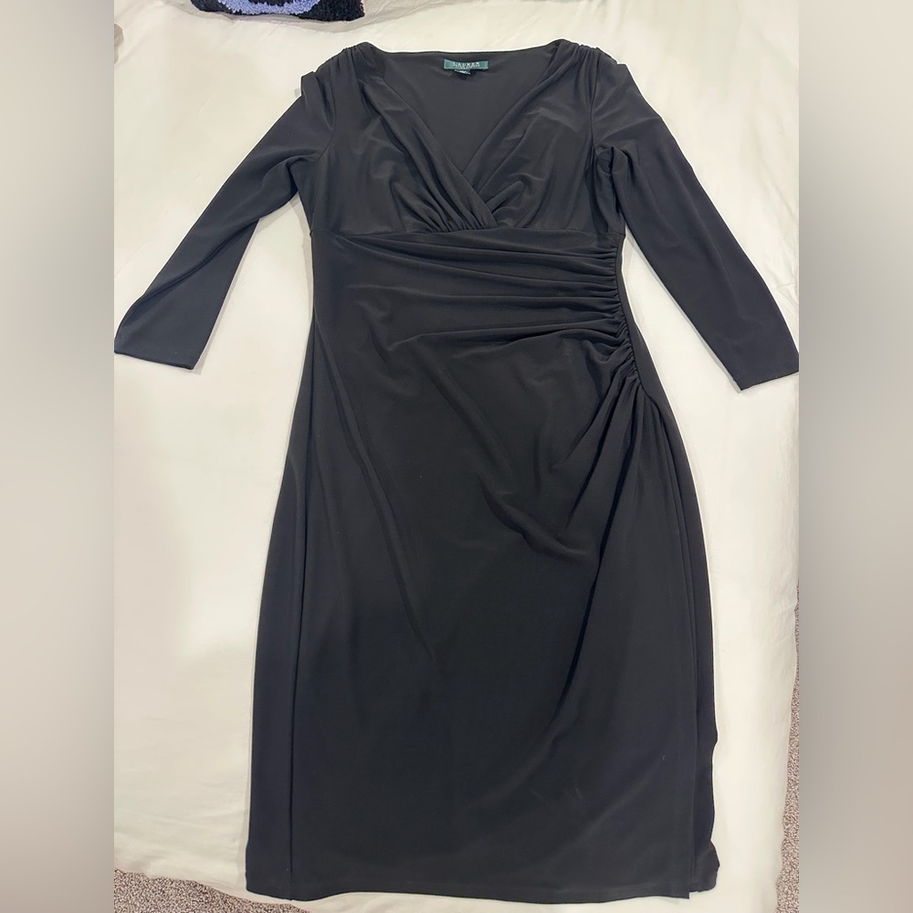 Ralph Lauren Black Long Sleeve Dress
